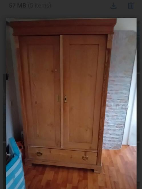 "Prachtige massief houten kast – tijdloos, stevig en veel op, Antiek en Kunst, Antiek | Meubels | Kasten, Ophalen
