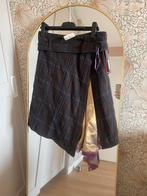 Vintage Rok van Wol - Nieuw met kaartjes!, Kleding | Dames, Rokken, Nieuw, Grijs, Onder de knie, Ophalen