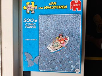 Jan van Haasteren puzzel. Overal Haaien. 500 stukjes beschikbaar voor biedingen