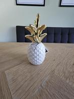 Ananas beeldje wit/goud klein, Ophalen of Verzenden, Nieuw, Overige typen