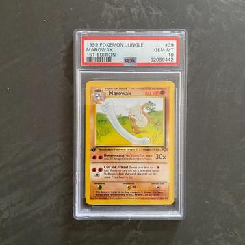 Pokemon Jungle #39 Marowak 1st Edition PSA 10 beschikbaar voor biedingen