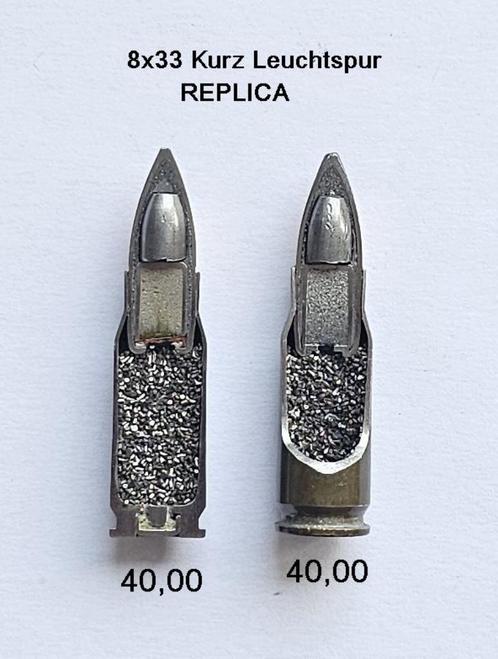 8x33 Sturmgewehr MP43 L' SPUR DOORSNEDEN, Verzamelen, Militaria | Tweede Wereldoorlog, Landmacht, Hulzen of Bodemvondsten, Duitsland
