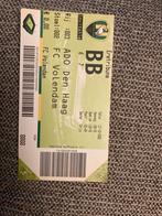 TICKET ADO DEN HAAG -VOLENDAM 8-9, Ophalen of Verzenden, Gebruikt, Overige binnenlandse clubs, Overige typen