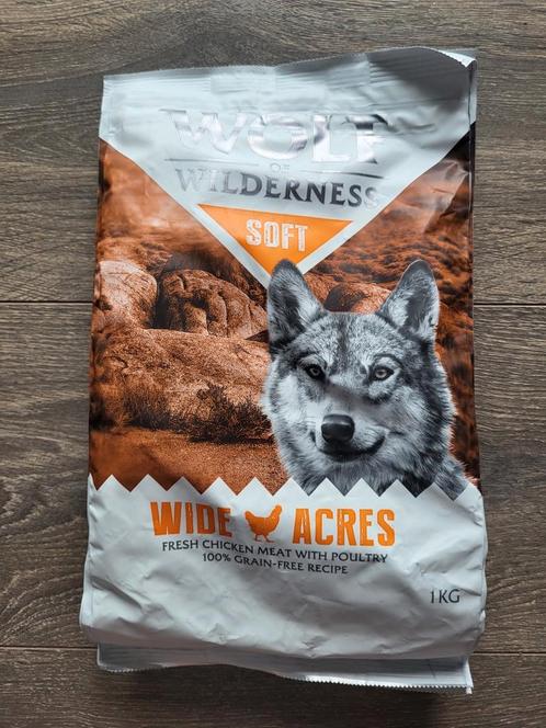 Honden voer (Wolf of Wilderness soft brokken) 1 kg zakken., Dieren en Toebehoren, Dierenvoeding, Hond, Ophalen of Verzenden