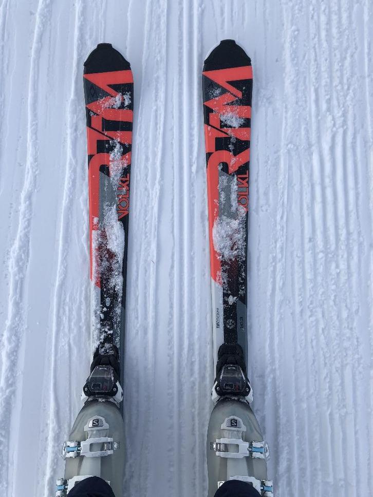 Völkl RTM ski’s 163, Sport en Fitness, Skiën en Langlaufen, Zo goed als nieuw, Ski's, Skiën, Overige merken, Carve, 160 tot 180 cm
