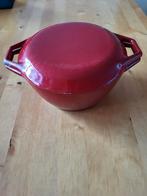 Rode Copco Rood D2 Vintage Geëmailleerde Kookpan, Huis en Inrichting, Keuken | Potten en Pannen, Ophalen of Verzenden, Gebruikt