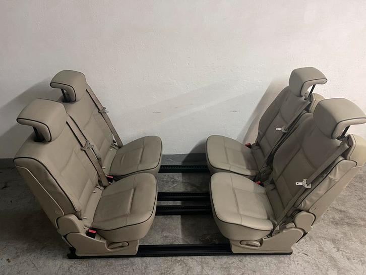 leren Camperstoelen op rails Oldtimer,Bus,Cabine,Camper., Auto-onderdelen, Interieur en Bekleding, Amerikaanse onderdelen, Citroën