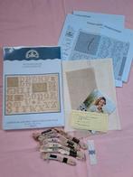 DMC Hardanger alfabet borduurpakket, Hobby en Vrije tijd, Borduren en Borduurmachines, Ophalen of Verzenden, Zo goed als nieuw