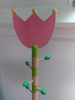 Staande Kapstok Bloem Roze Hout Kinderkamer (ZGAN), Ophalen, Zo goed als nieuw, Kapstokje