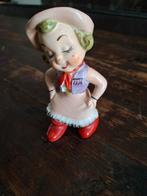 Mooi beeldje Vintage Foreign van cowgirl, Antiek en Kunst, Ophalen of Verzenden