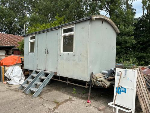 Mobiele toiletwagen, Doe-het-zelf en Verbouw, Bouwketen en Schaftketen, Gebruikt, Ophalen of Verzenden