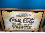 Vintage spiegel coca cola, Verzamelen, Reclamebord, Geen, Ophalen of Verzenden, Zo goed als nieuw