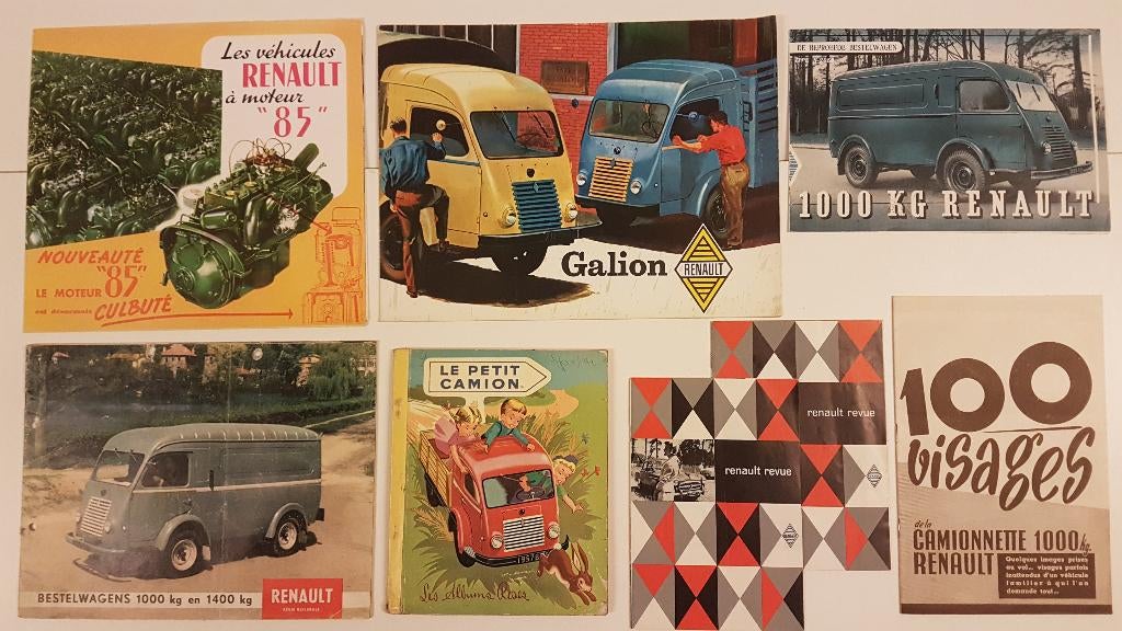 RENAULT Galion Camion Savanne Prairie folders, Ophalen of Verzenden, Zo goed als nieuw, Renault