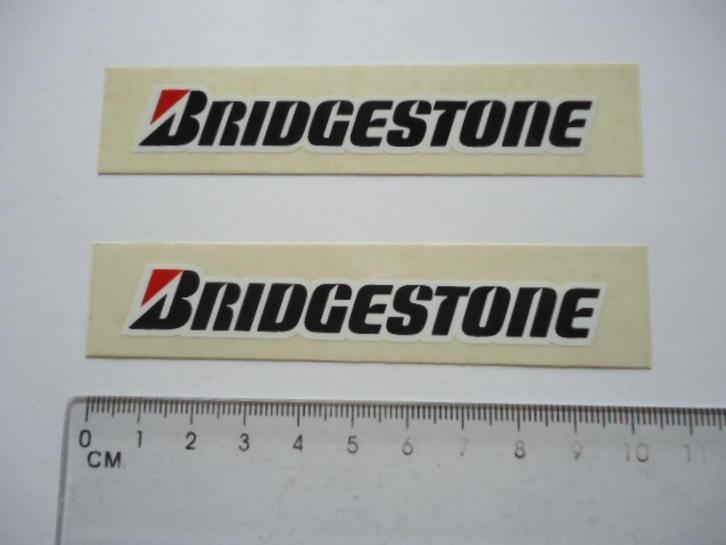 sticker oud BRIDGESTONE logo originel auto motor race cross, Verzamelen, Stickers, Zo goed als nieuw, Bedrijf of Vereniging, Verzenden