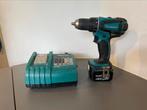 Makita DDF446 Accu Schroefmachine met accu, lader 14.4v 4ah, Gebruikt, Ophalen of Verzenden, Boor- en Schroefmachine