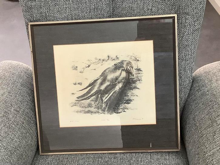 Dode Kraai 1977 Reddy Waalkes, Antiek en Kunst, Kunst | Litho's en Zeefdrukken, Ophalen