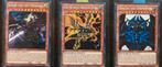 Yu-Gi-Oh! Godcard Set Slifer Obelisk Ra TN19 Limited Ed !, Ophalen of Verzenden, Zo goed als nieuw, Meerdere kaarten, Foil