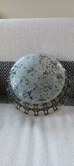 Plafonnière - 30 cm - glas/ vintage, Ophalen, Zo goed als nieuw, Glas, Vintage