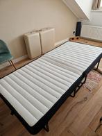 Opklapbed - Ruimtebesparend & Comfortabel!, Ophalen, 90 cm, Eenpersoons, Zwart