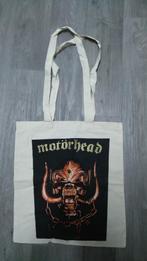 Motorhead logo snaggletooth vintage linnen tasje afdruk, Verzenden, Zo goed als nieuw, Gebruiksvoorwerp