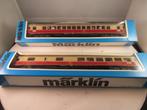 marklin 2 TEE/IC wagons de 4096 / 4097 + ovp + verlichting, Hobby en Vrije tijd, Modeltreinen | H0, Analoog, Wisselstroom, Gebruikt