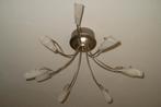 design plafond lamp metaal met glas, Ophalen, Zo goed als nieuw, Glas