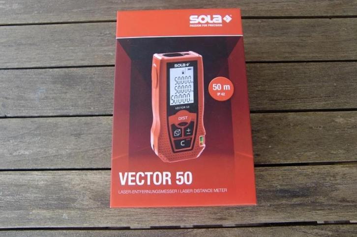 Sola afstandsmeter 50 meter -nieuw-, Doe-het-zelf en Verbouw, Meetapparatuur, Nieuw, Afstand, Ophalen of Verzenden