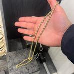 14k gouden ketting rope chain schakel stevig model, Sieraden, Tassen en Uiterlijk, Kettingen, Ophalen of Verzenden, Zo goed als nieuw