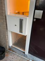 Brievenbus hout post en pakket vak, Tuin en Terras, Brievenbussen, Ophalen, Gebruikt, Hout