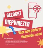 Gezocht vriezer voor gezin in nood, Witgoed en Apparatuur, Ophalen of Verzenden, Minder dan 60 cm