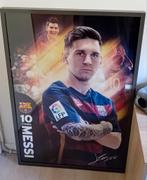 Messi poster ingelijst, Ophalen, Zo goed als nieuw, Buitenlandse clubs, Poster, Plaatje of Sticker