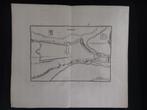 6 / plattegrond van Limburg door C. Merian Gravure uit 1659, Antiek en Kunst, Kunst | Etsen en Gravures, Ophalen of Verzenden
