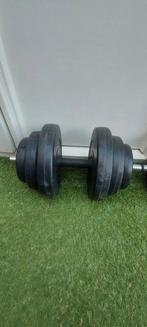 Dumbells en bankje, Ophalen of Verzenden, Zo goed als nieuw, Dumbbell