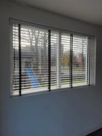 Witte lamellen met zwarte bies, Ophalen, Zo goed als nieuw, Wit, 100 tot 150 cm