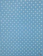 13985 jeansblauw behang met lieve bloemetjes vintageXL swiet, Huis en Inrichting, Stoffering | Behang, Verzenden, Wit
