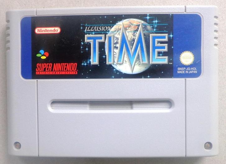 Illusion of Time voor de Europese Super Nintendo, Spelcomputers en Games, Games | Nintendo Super NES, Gebruikt, Ophalen of Verzenden