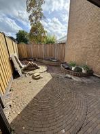 Tuin tegels, Ophalen