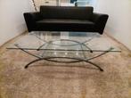 Glazen tafel, 118 x 58 cm, Antiek en Kunst, Antiek | Meubels | Tafels, Ophalen