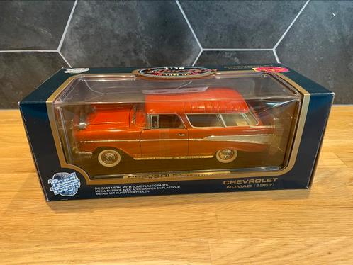 Road Tough 1:18 Chevy Nomad 1957 – verzamelmodel NIB, Hobby en Vrije tijd, Modelauto's | 1:18, Zo goed als nieuw, Overige merken