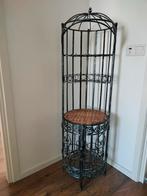 Smeedijzeren wijnbar, Huis en Inrichting, Woonaccessoires | Wijnrekken, Ophalen, 75 cm of meer, 5 tot 15 flessen