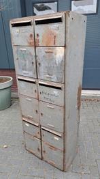 Vintage vakkenkast, patina, garage, staal, Huis en Inrichting, Ophalen, Gebruikt, Vintage