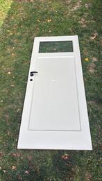 Gratis Oude binnendeur met bovenlicht, Gebruikt, Deurkozijn, 150 tot 225 cm, Inclusief glas