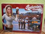 reclamebord Budweiser Budvar (in originele verpakking), Ophalen of Verzenden, Nieuw, Reclamebord, Plaat of Schild, Overige merken