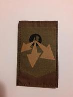 Mouw embleem met klittenband:  Logistiek Commando, Ophalen of Verzenden, Landmacht, Nederland, Embleem of Badge