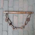 Landelijke hanger stok met metalen plaatjes paard *Etage3*, ., Ophalen of Verzenden, Zo goed als nieuw, .