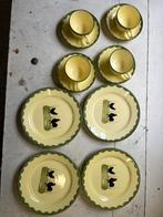 Zeller Fayencerie Servies - Haan Motief, Ophalen, Zo goed als nieuw, Overige stijlen, Kop(pen) en/of Schotel(s)