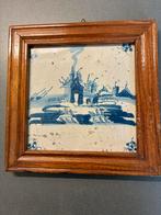 Antiek Delfts Blauw Tegeltje, ca. 1675, Ophalen of Verzenden