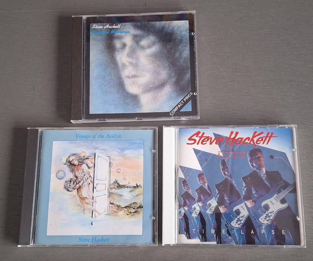 STEVE HACKETT GENESIS LOT VAN 3 TITELS, Cd's en Dvd's, Cd's | Rock, Gebruikt, Progressive, Ophalen of Verzenden