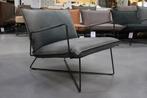 Fauteuil EARL Jess Design metaal leer industrieel, Huis en Inrichting, Fauteuils, Ophalen, Gebruikt, Metaal, 75 tot 100 cm