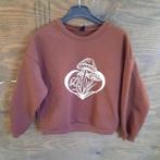 Bruine sweater met paddenstoelen print mt XS, Bruin, Ophalen of Verzenden, Zo goed als nieuw, Maat 34 (XS) of kleiner